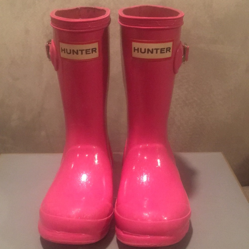 Pink and Silver Sparkle **Toddler** boots in GUC